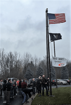 ISO Flag Raising